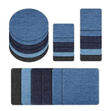 Max 24pcs Cloth Fabric Patches Applique for Sewing Crafts Decor