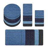 Max 24pcs Cloth Fabric Patches Applique for Sewing Crafts Decor