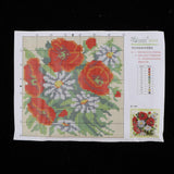 Max Maxb Flower Pattern Latch Hook Kits Pillow Case Cushion Cover 17x17'' Flower 1