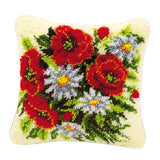 Max Maxb Flower Pattern Latch Hook Kits Pillow Case Cushion Cover 17x17'' Flower 1