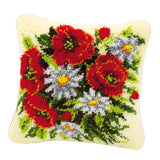 Max Maxb Flower Pattern Latch Hook Kits Pillow Case Cushion Cover 17x17'' Flower 1