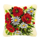 Max Maxb Flower Pattern Latch Hook Kits Pillow Case Cushion Cover 17x17'' Flower 1