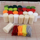 Max Maxb Flower Pattern Latch Hook Kits Pillow Case Cushion Cover 17x17'' Flower 1