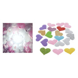 Maxbell 20x Love Heart Cloth Patch Motif Applique for Jackets Bag Embellishment