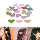 Maxbell 20x Love Heart Cloth Patch Motif Applique for Jackets Bag Embellishment