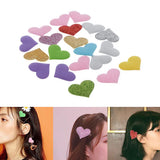 Maxbell 20x Love Heart Cloth Patch Motif Applique for Jackets Bag Embellishment