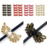 Maxbell 10Pcs Fancy Chinese Button Knot Decorative Crafts For Clothes Rose Red