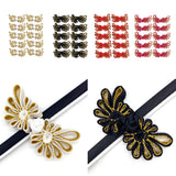 Maxbell 10Pcs Fancy Chinese Button Knot Decorative Crafts For Clothes Rose Red