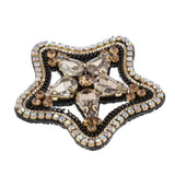 Maxbell Star Crystal Rhinestones Sew on Appliques Motif Patch Sewing Accessories