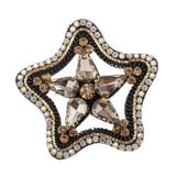 Maxbell Star Crystal Rhinestones Sew on Appliques Motif Patch Sewing Accessories