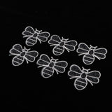 Maxbell 6Pcs Bee Design Iron on Patch for Clothes T-Shirt DIY Badges Applique Black