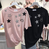 Maxbell 6Pcs Star Design Iron on Patch for Clothes T-Shirt DIY Applique Multicolored