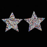 Maxbell 6Pcs Star Design Iron on Patch for Clothes T-Shirt DIY Applique Multicolored