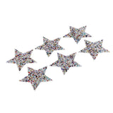 Maxbell 6Pcs Star Design Iron on Patch for Clothes T-Shirt DIY Applique Multicolored