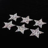 Maxbell 6Pcs Star Design Iron on Patch for Clothes T-Shirt DIY Applique Multicolored