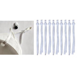 Maxbell DIY Disposable Earloop Flat Cord for DIY Face Masks Sewing Craft White