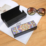Maxbell Special Shaped Diamond Painting DIY 5D Flower Eye Glasses Case Box Type 5