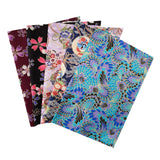 Maxbell 5pcs 20x25cm Colorful Cotton Patchwork Sewing Quilt Fabrics Bundle C 20X25CM