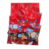 Maxbell 5pcs 20x25cm Colorful Cotton Patchwork Sewing Quilt Fabrics Bundle E 20X25CM