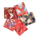 Maxbell 5pcs 20x25cm Colorful Cotton Patchwork Sewing Quilt Fabrics Bundle E 20X25CM