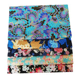Maxbell 5pcs 20x25cm Colorful Cotton Patchwork Sewing Quilt Fabrics Bundle F 20X25CM