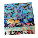Maxbell 5pcs 20x25cm Colorful Cotton Patchwork Sewing Quilt Fabrics Bundle F 20X25CM