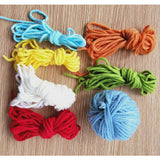 Maxbell 1 Set Rainbow Punch Needle Kits with Punch Embroidery Pen DIY Crafts