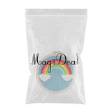 Maxbell 1 Set Rainbow Punch Needle Kits with Punch Embroidery Pen DIY Crafts