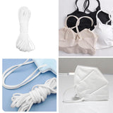 Maxbell Elastic Cord Waist Band White Trimming Sewing Dressmaking 2.5mm