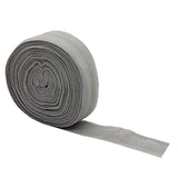 Maxbell 2cm Elastic Flat Bias Binding Tape Craft Clothing Sewing Braided Rope Gray