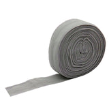 Maxbell 2cm Elastic Flat Bias Binding Tape Craft Clothing Sewing Braided Rope Gray