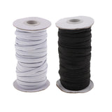 Maxbell 125yd Elastic Stretch Cord for Clothes Dress Sport Pants Sewing Trim White
