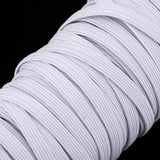 Maxbell 125yd Elastic Stretch Cord for Clothes Dress Sport Pants Sewing Trim White