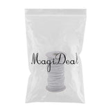 Maxbell 125yd Elastic Stretch Cord for Clothes Dress Sport Pants Sewing Trim White