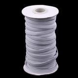 Maxbell 125yd Elastic Stretch Cord for Clothes Dress Sport Pants Sewing Trim White