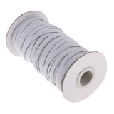 Maxbell 125yd Elastic Stretch Cord for Clothes Dress Sport Pants Sewing Trim White