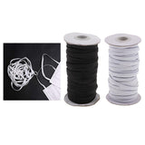 Maxbell 125yd Elastic Stretch Cord for Clothes Dress Sport Pants Sewing Trim White