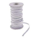 Maxbell 125yd Elastic Stretch Cord for Clothes Dress Sport Pants Sewing Trim White