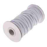 Maxbell 125yd Elastic Stretch Cord for Clothes Dress Sport Pants Sewing Trim White