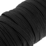 Maxbell 125yd Elastic Stretch Cord for Clothes Dress Sport Pants Sewing Trim Black