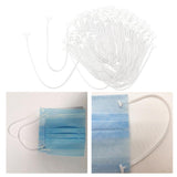 Maxbell 100Pieces Elastic Stretch Cord for Clothes Dress Sport Pant Sewing Trimming