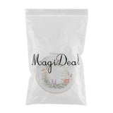 Maxbell DIY Needlework Kits with Embroidery Hoop Cross Stitch Craft, Flower Pattern