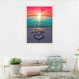 Maxbell DIY 5D Diamond Painting Embroidery Cross Crafts Stitch DIY Seaside