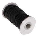 Maxbell 5 Yard Elastic Stretch Cord Clothes Dress Sport Pants Sewing Trim Black 3mm