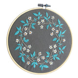 Maxbell Floral Pattern Embroidery Starter Kit Cross Stitch Kits  26 x 26cm