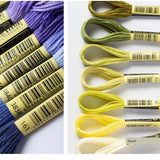 Maxbell Premium Rainbow Color Embroidery Floss Cross Stitch Threads