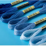 Maxbell Premium Rainbow Color Embroidery Floss Cross Stitch Threads