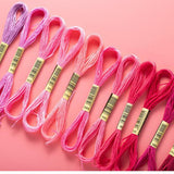 Maxbell Premium Rainbow Color Embroidery Floss Cross Stitch Threads