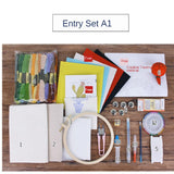 Maxbell Embroidery Self Made Tool Set Traditional Embroidery Beginner's Set A1