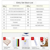 Maxbell Embroidery Self Made Tool Set Traditional Embroidery Beginner's Set A1